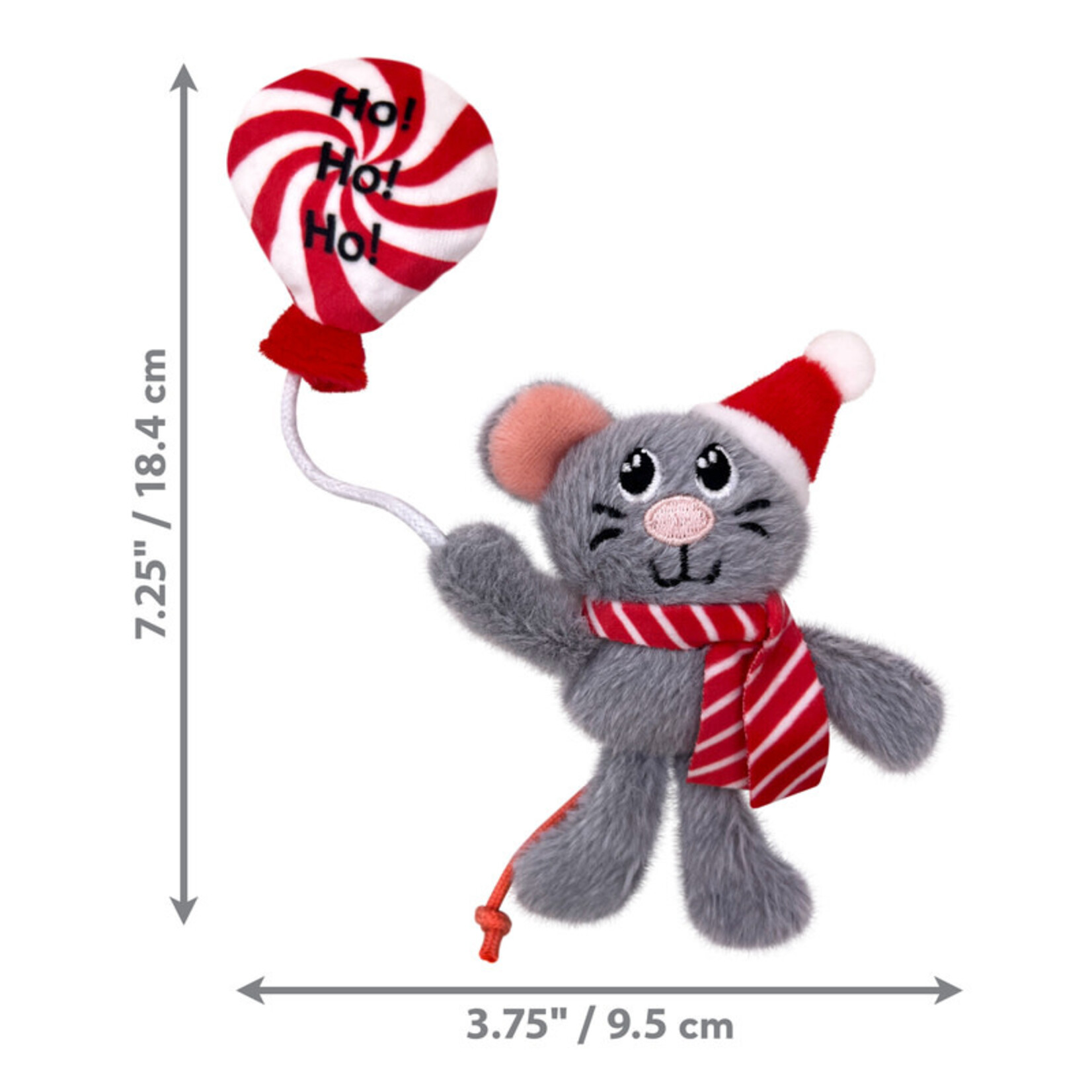 KONG Holiday Occasions Mouse Cat Toy with Catnip