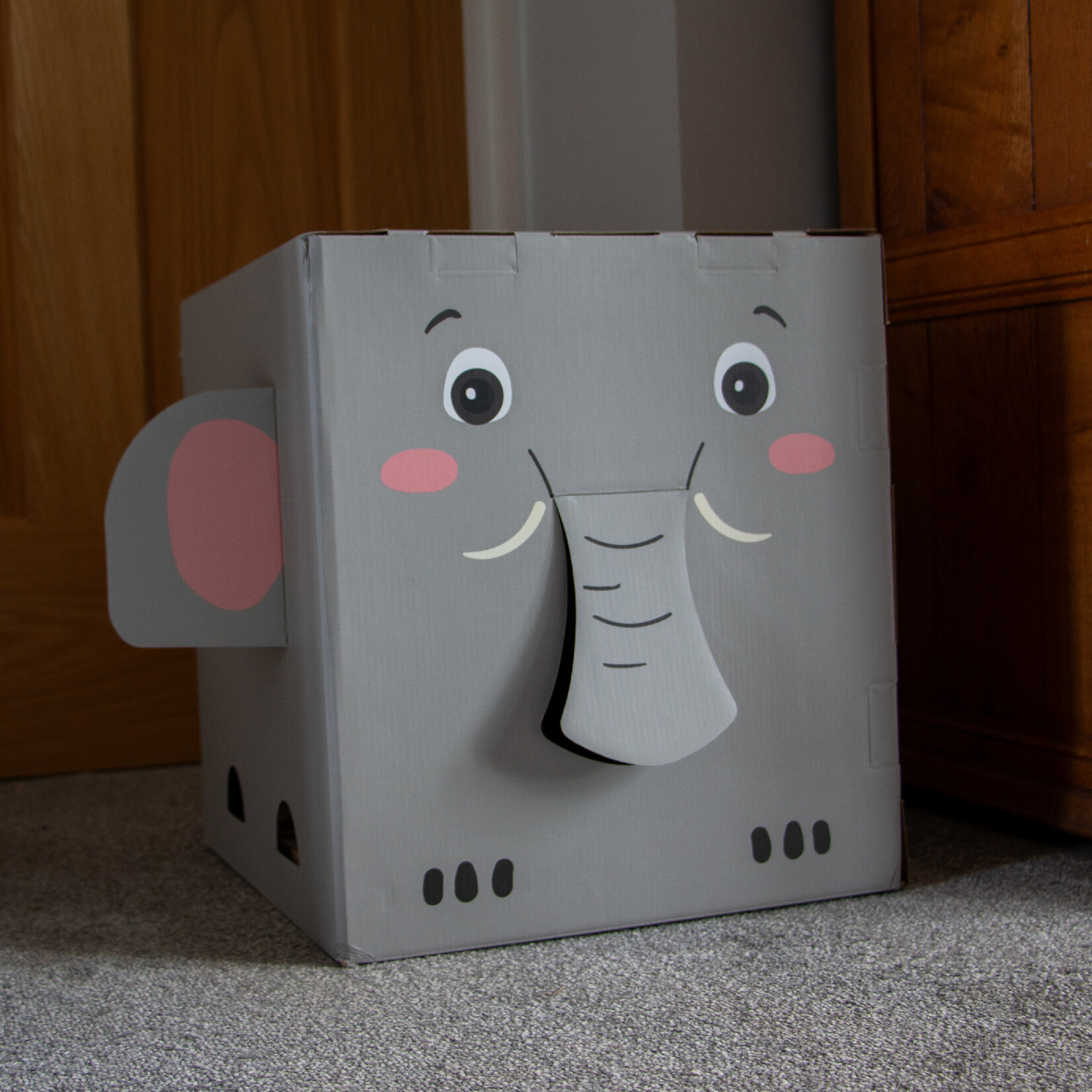 Ancol Elephant Catnip Scratcher Box