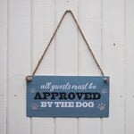 Zöon Approved By the Dog Pet Sign, 30 x 15cm
