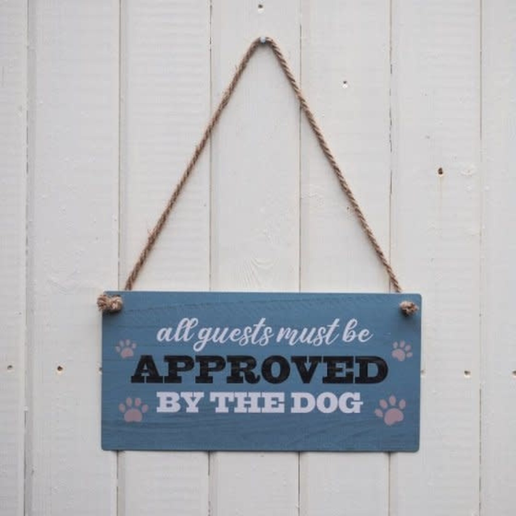 Zöon Approved By the Dog Pet Sign, 30 x 15cm