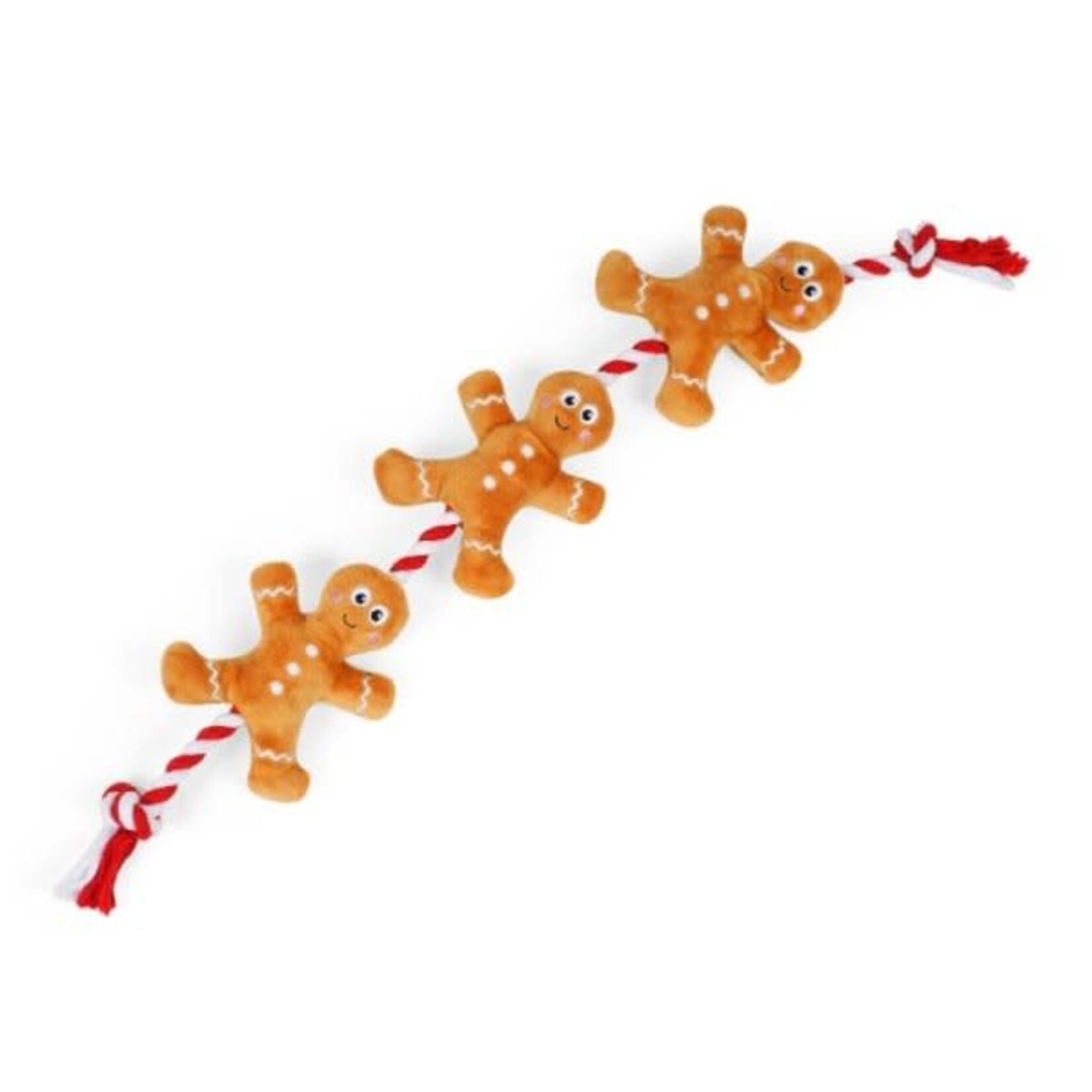 Zöon Xmas Tugga Gingerbread Rope Christmas Dog Toy