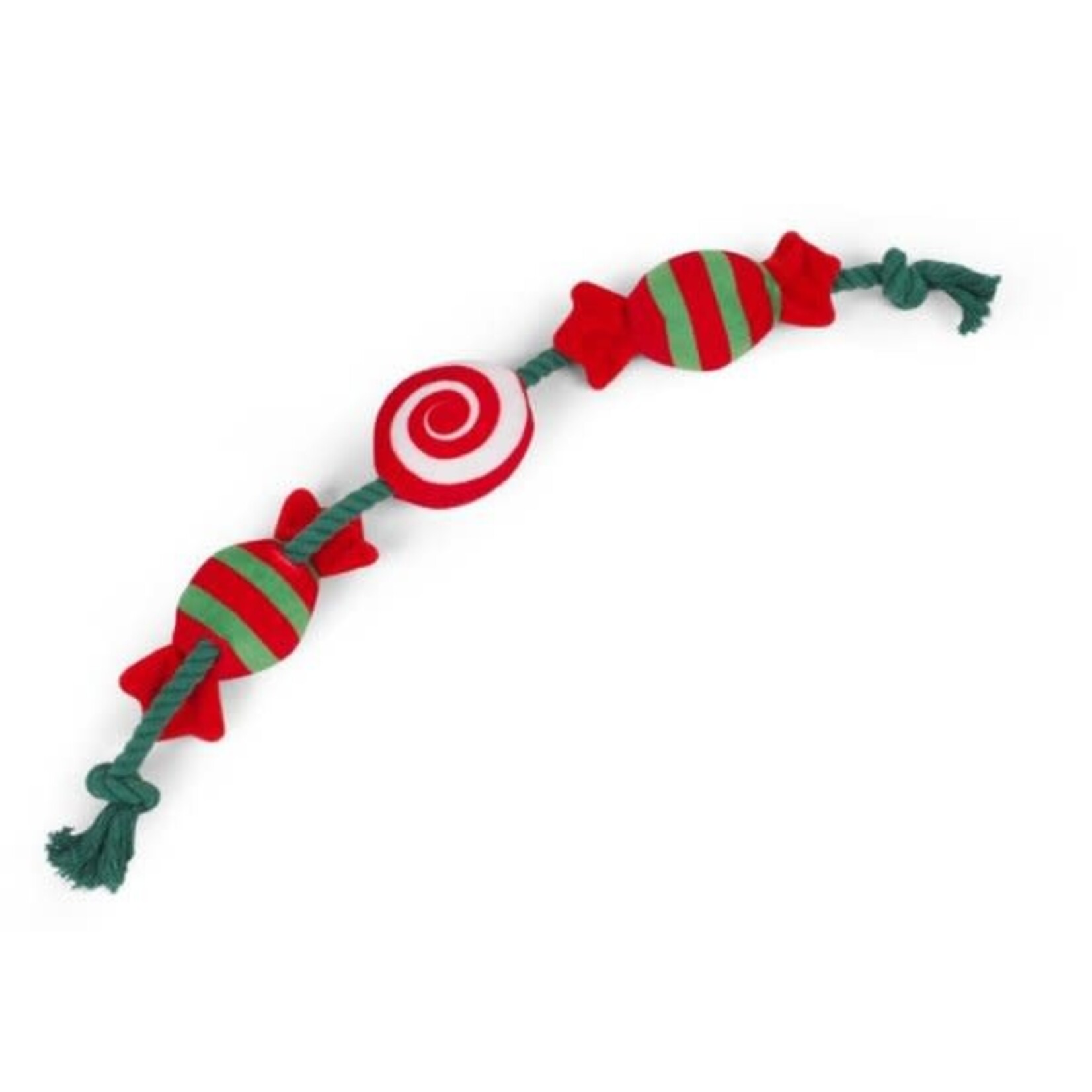 Zöon Xmas Tugga Sweets Rope Christmas Dog Toy