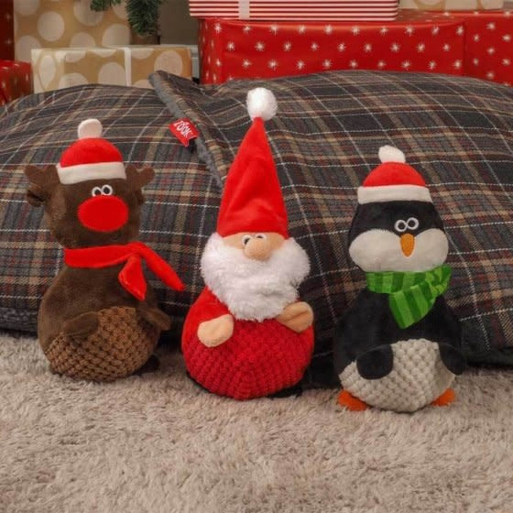 Zöon Super Bouncy Puppa Christmas Dog Toy