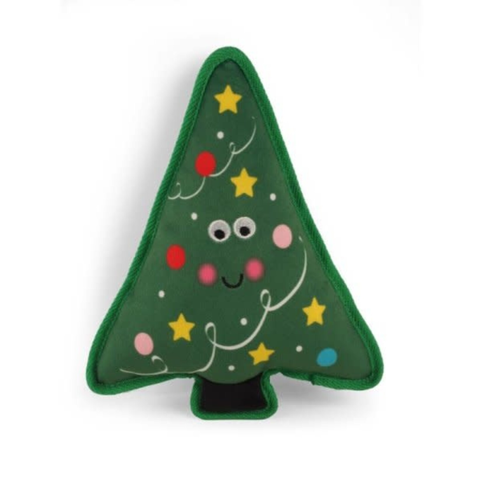 Zöon Plush Squeaky Christmas Tree Dog Toy