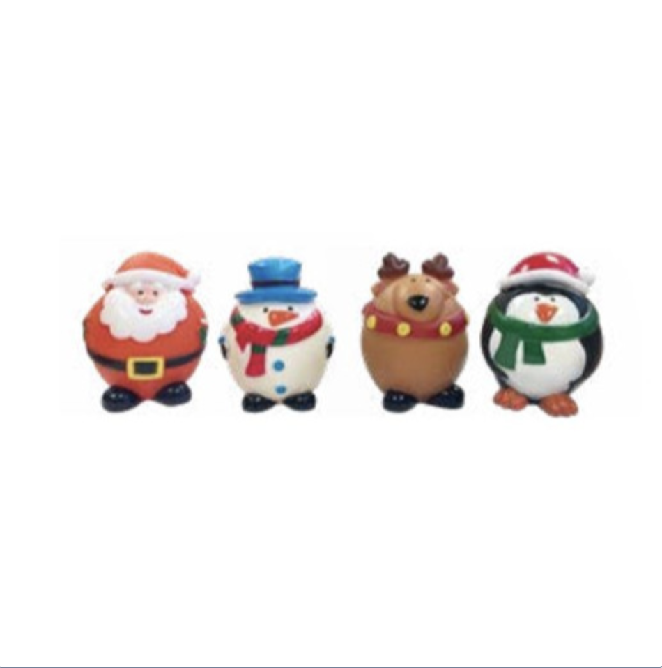 Happy Pet Festive Vinyl Mix Dog Toys Pet Care By Post