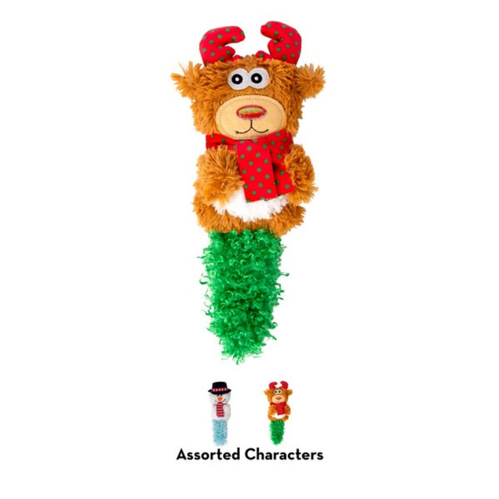 KONG Holiday/Christmas Kickeroo Character Catnip Cat Toy, Assorted