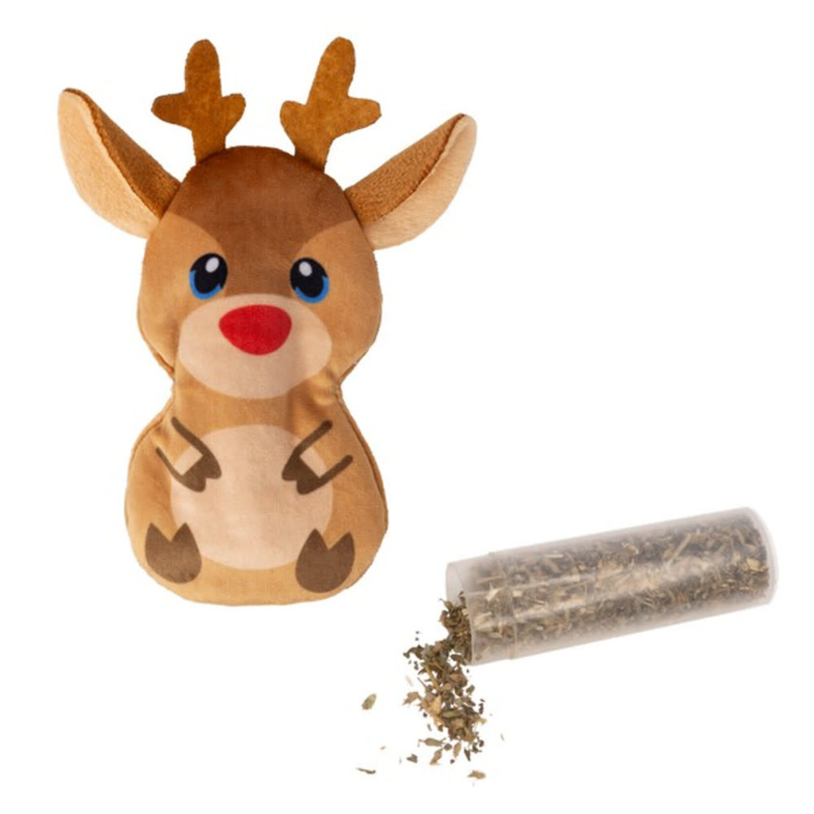 KONG Holiday/Christmas Refillables Reindeer Catnip Cat Toy