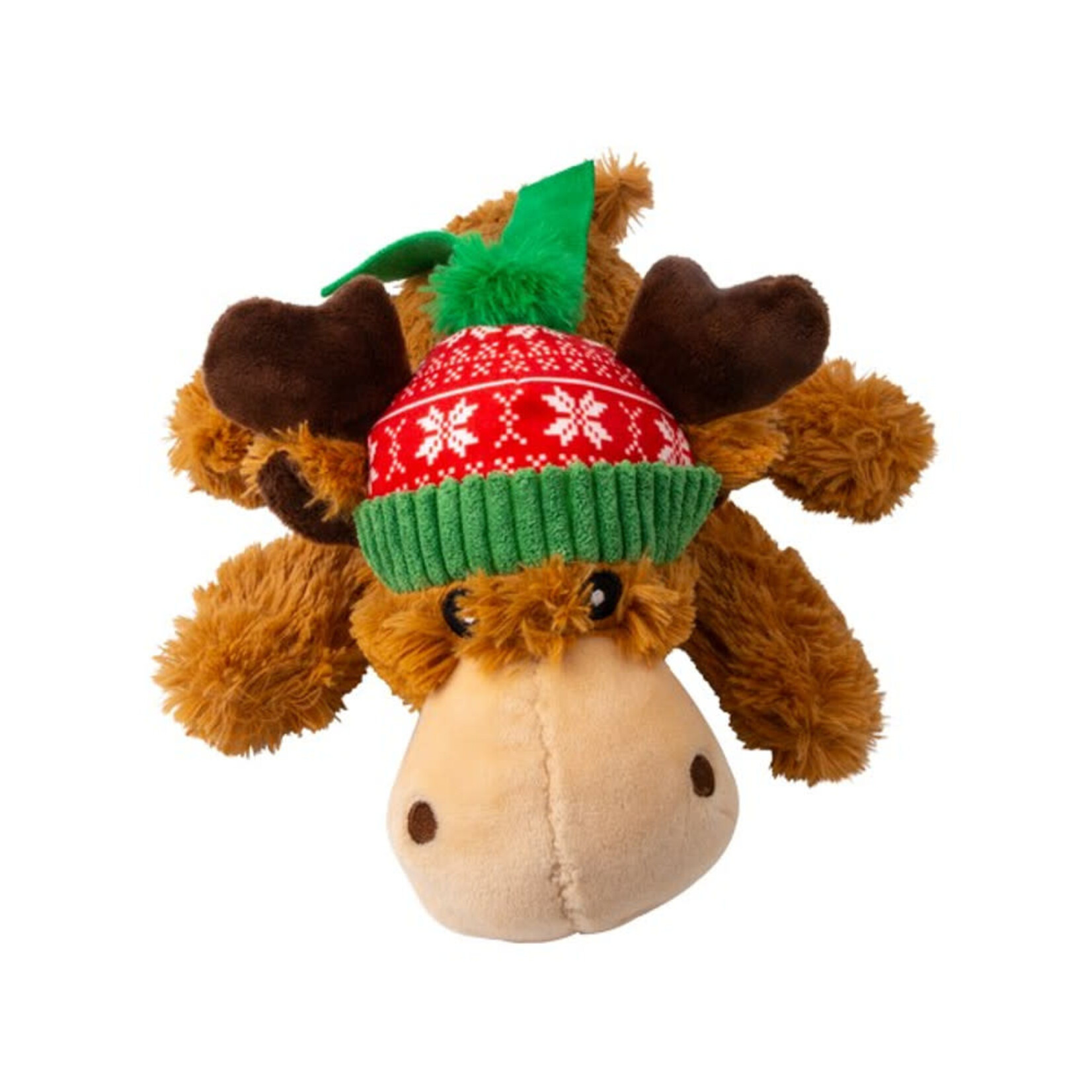 KONG Holiday/Christmas Cozie Reindeer Plush Dog Toy, Medium