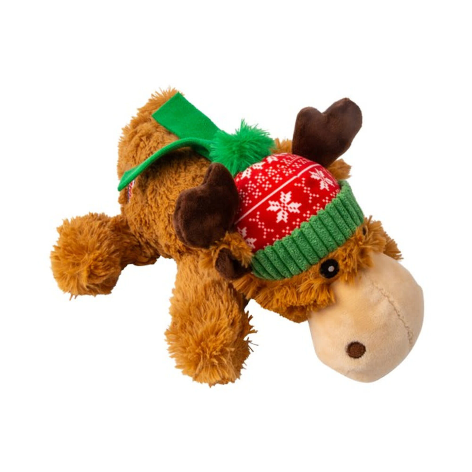 KONG Holiday/Christmas Cozie Reindeer Plush Dog Toy, Medium