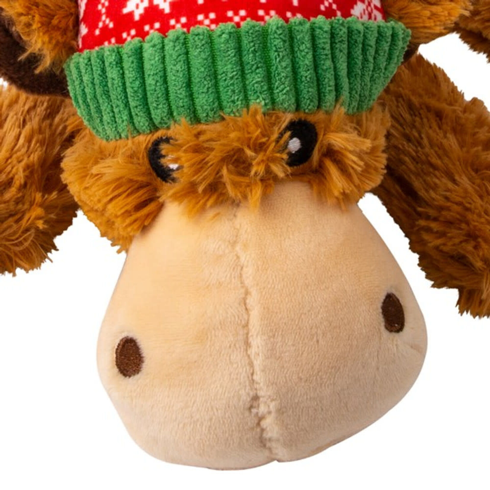 KONG Holiday/Christmas Cozie Reindeer Plush Dog Toy, Medium