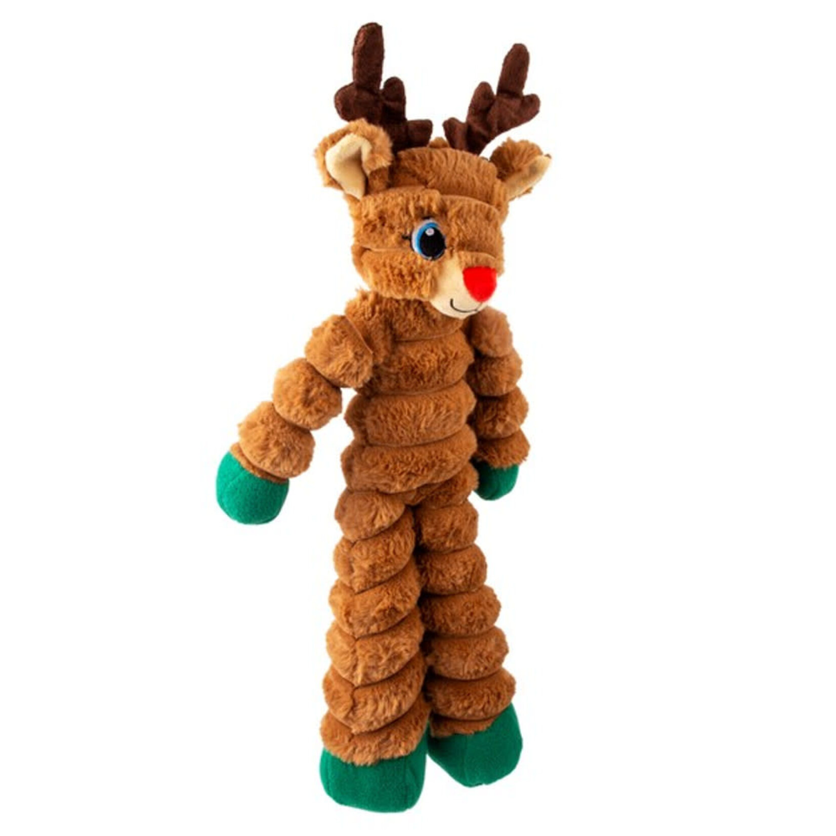 KONG Holiday Christmas Shakers Crumples Reindeer Dog Toy, X Large