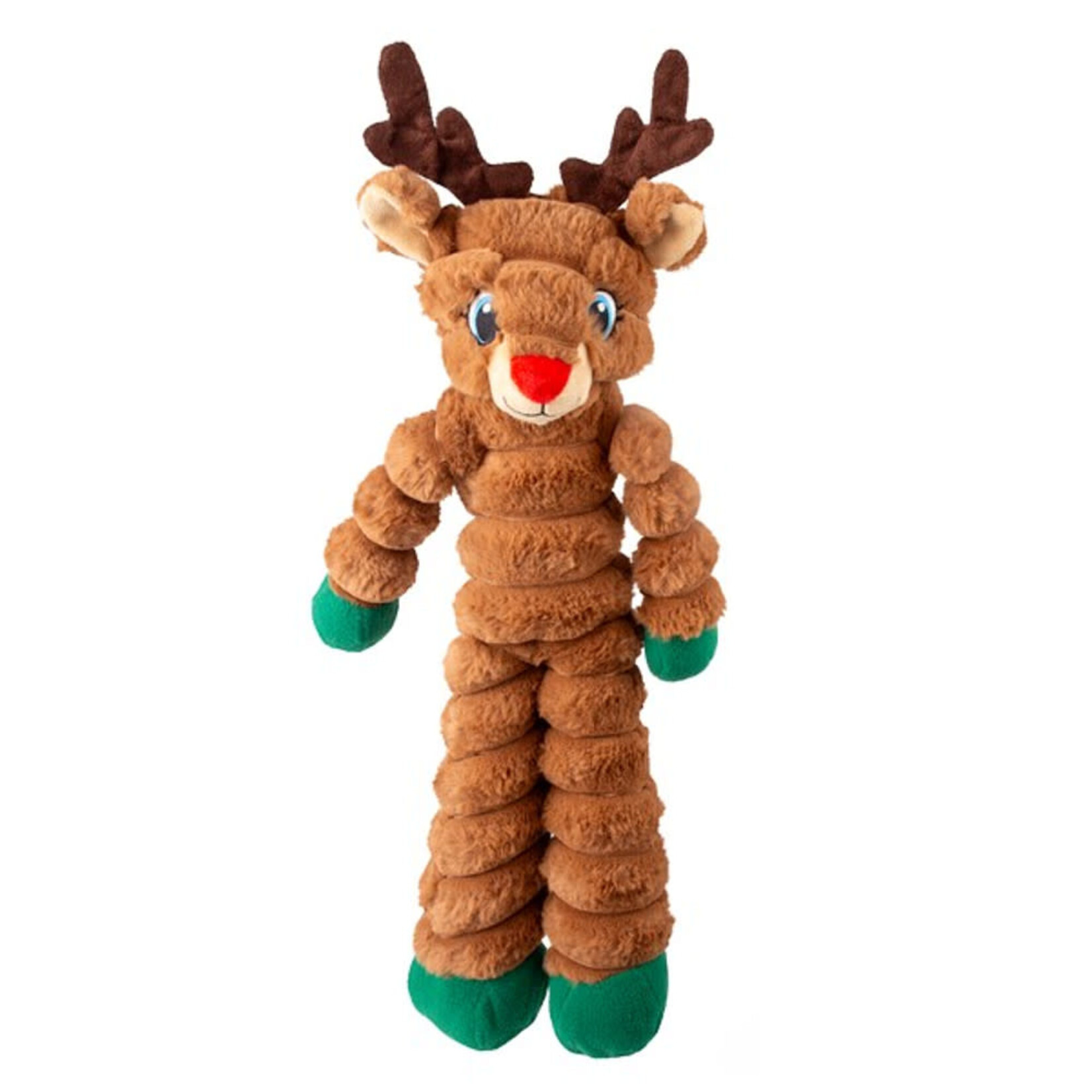 KONG Holiday Christmas Shakers Crumples Reindeer Dog Toy, X Large