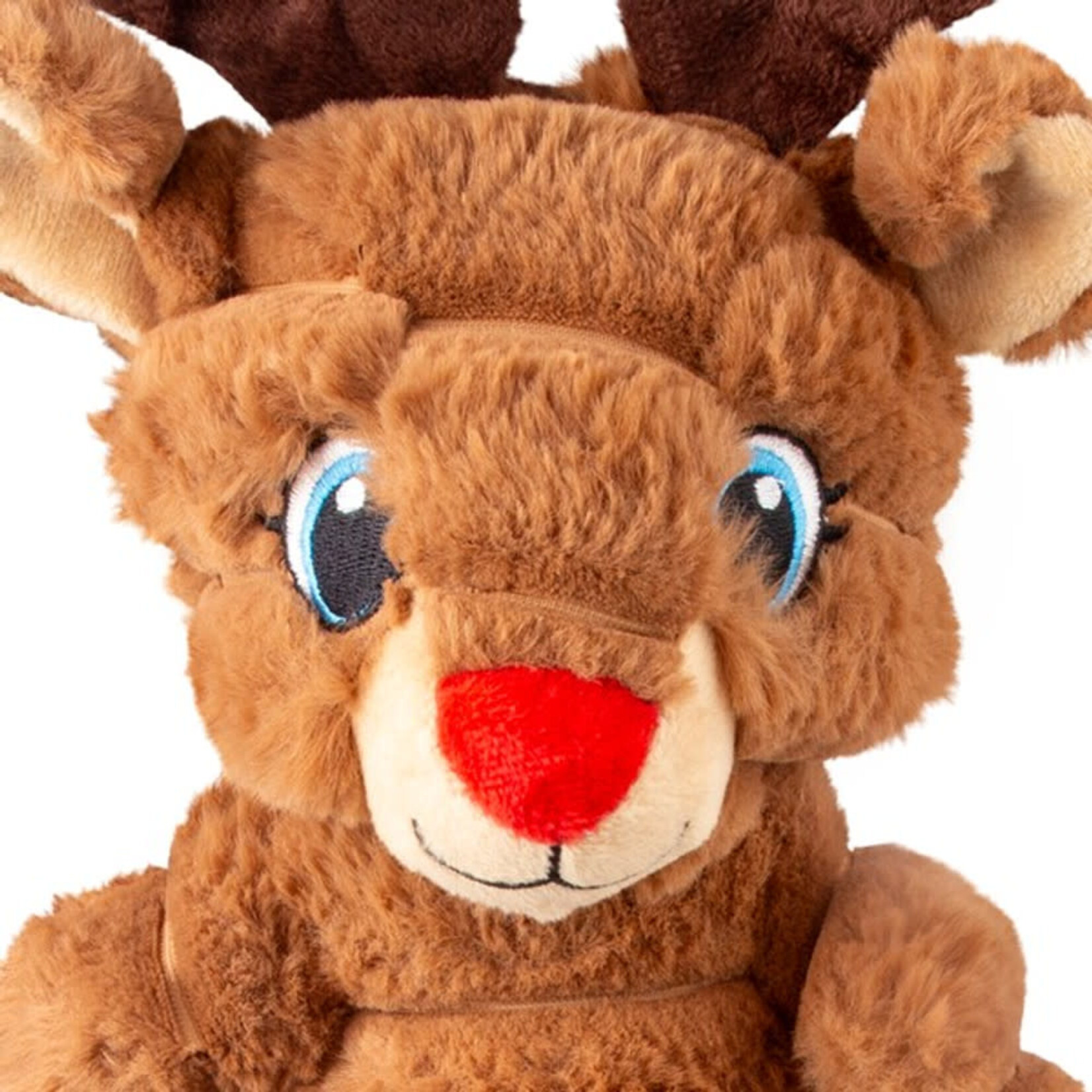KONG Holiday Christmas Shakers Crumples Reindeer Dog Toy, X Large