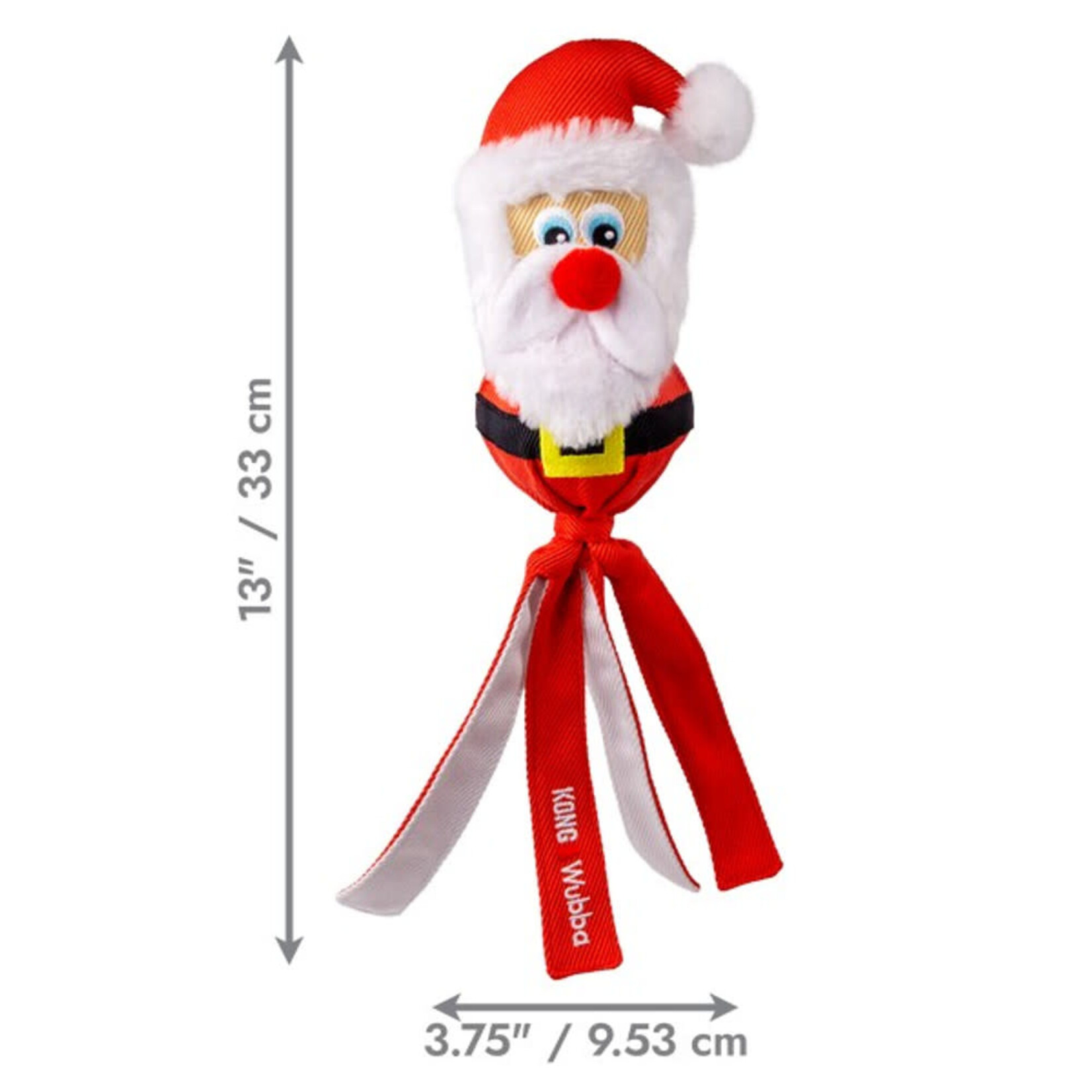 KONG Holiday/Christmas Wubba Dog Toy, Assorted, Large