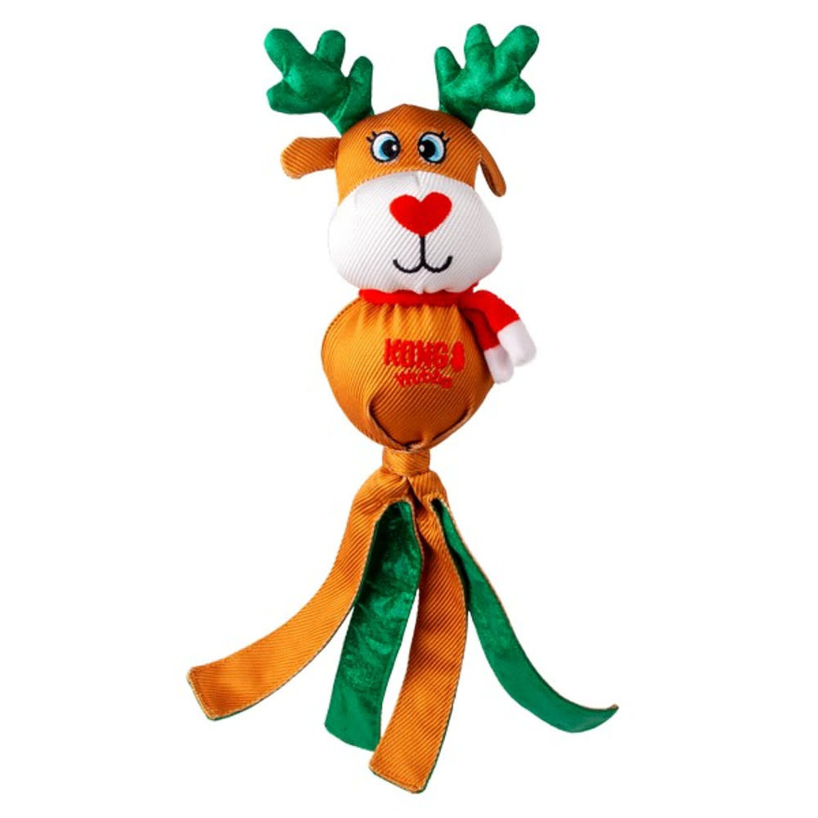 KONG Holiday/Christmas Wubba Dog Toy, Assorted, Large