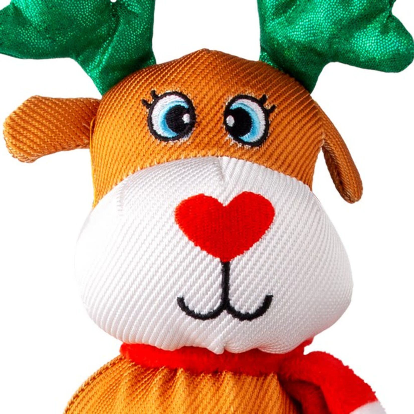KONG Holiday/Christmas Wubba Dog Toy, Assorted, Large
