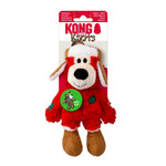 KONG Holiday/Christmas Wild Knots Bear Soft Dog Toy, Small to Medium