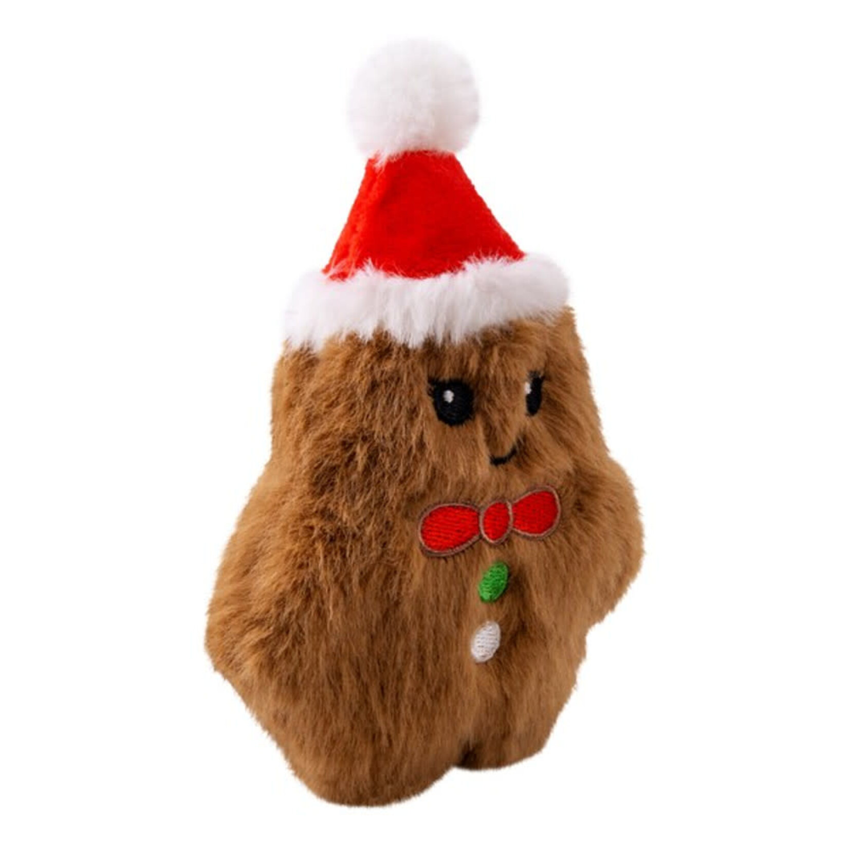 KONG Holiday/Christmas Snuzzles Mini Gingerbread Dog Toy, XS