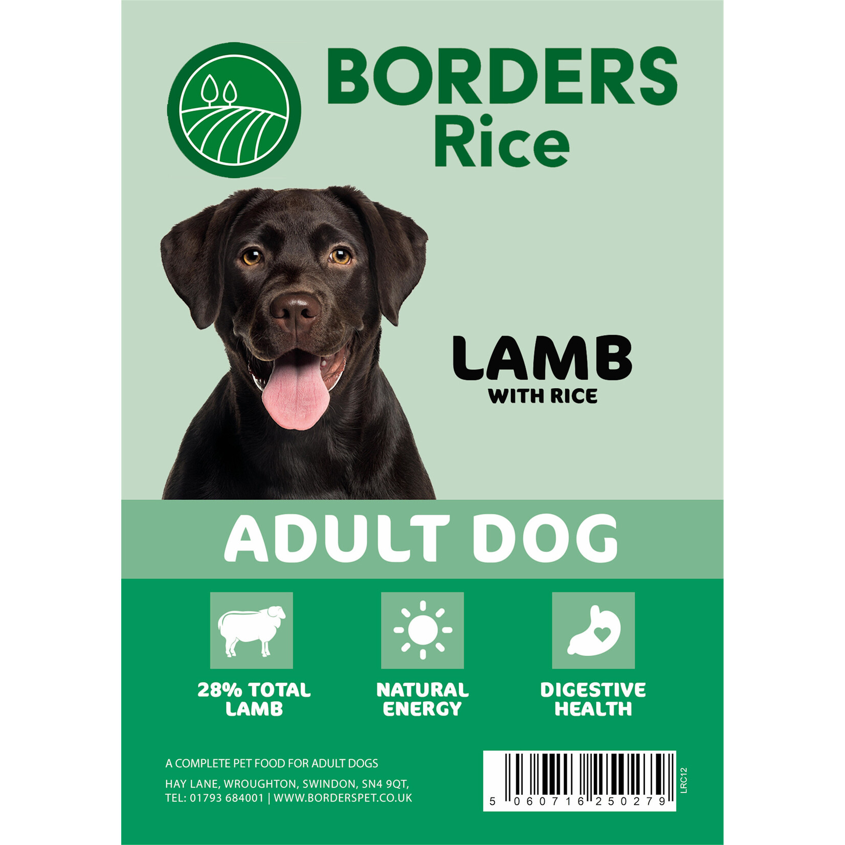 Borders Rice Adult Dog Dry Food with Lamb & Rice