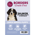 Borders Grain Free Large Breed Puppy Junior Dry Food Salmon & Sweet Potato, 12kg