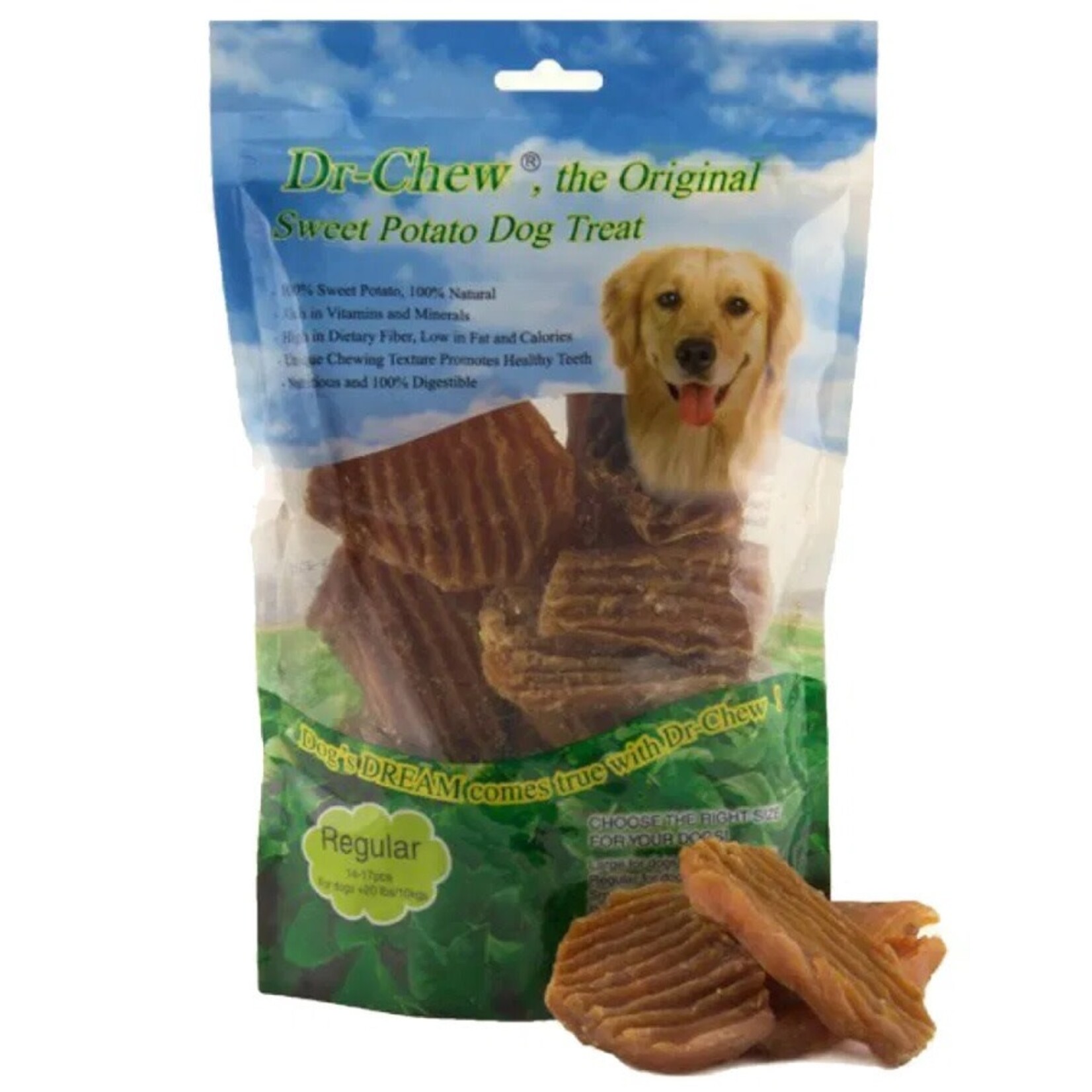 Dr Chew Sweet Potato Dog Chews 454g