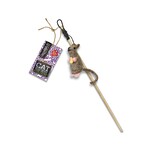 Green and Wild's Baby Belle Mouse Teaser Cat Toy with Catnip