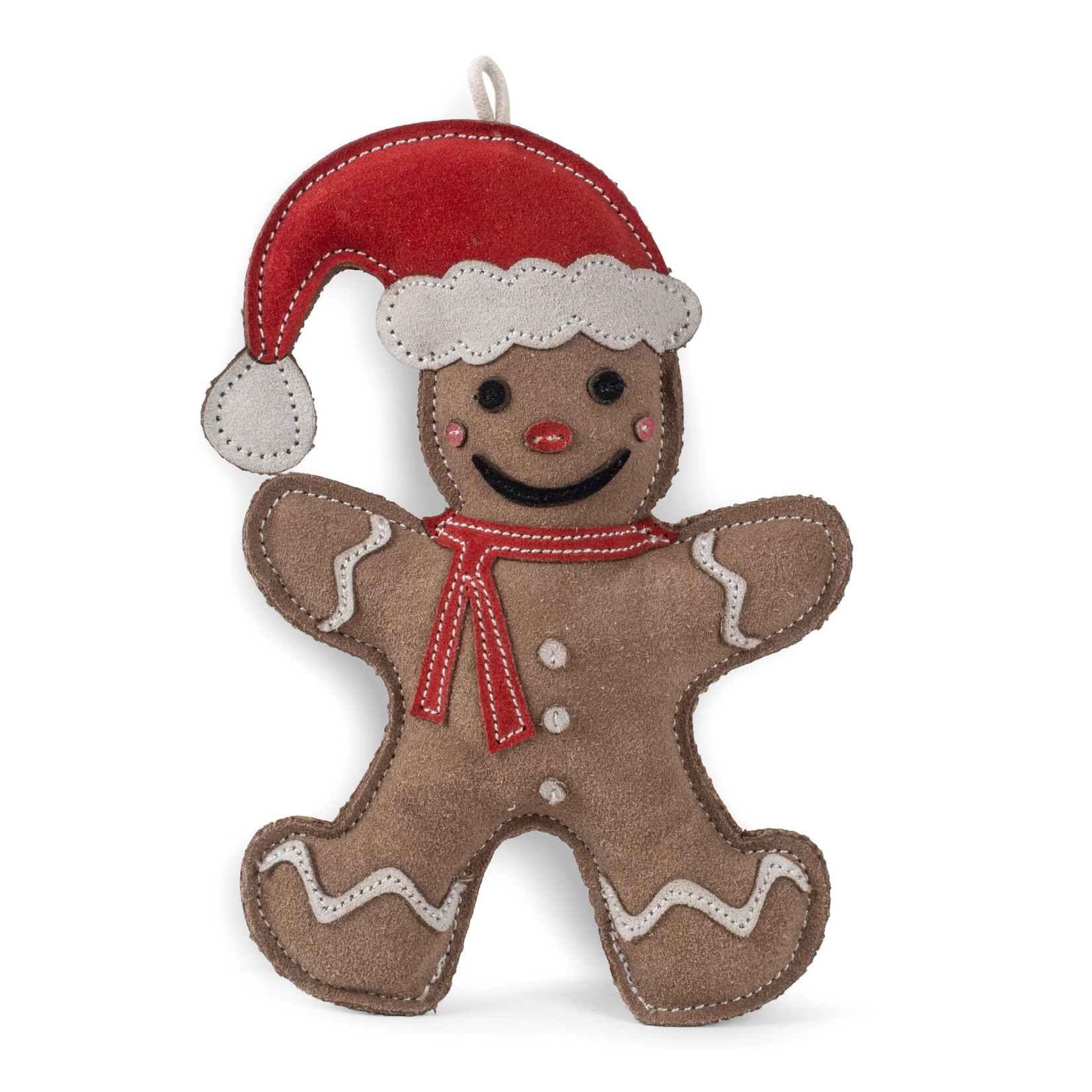 Zöon LederGingerbread Tough Christmas Dog Toy