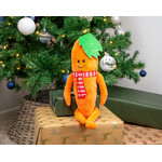 Ancol Katie Carrot Squeaky Plush Christmas Dog Toy