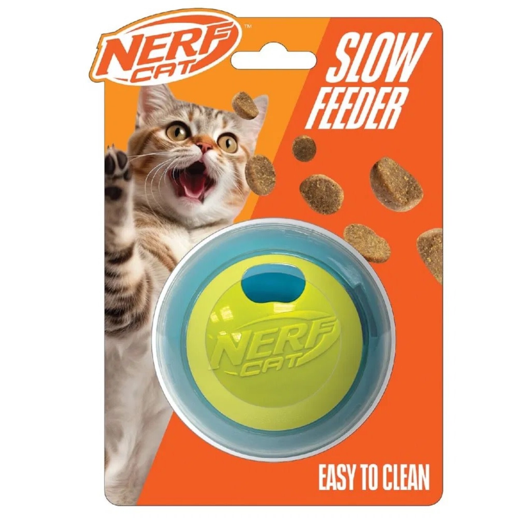 Nerf Cat Puzzle Slow Feeder Ball, 9cm