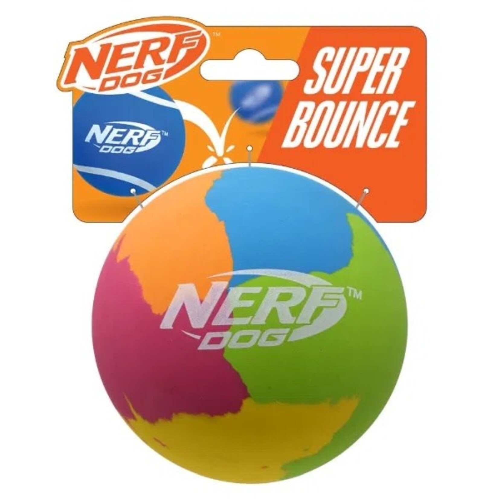 Nerf Rubber Super Bounce Ball Dog Toy, 10cm