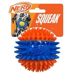 Nerf TPR 3-Part Spike Squeak Ball Dog Toy, 6cm