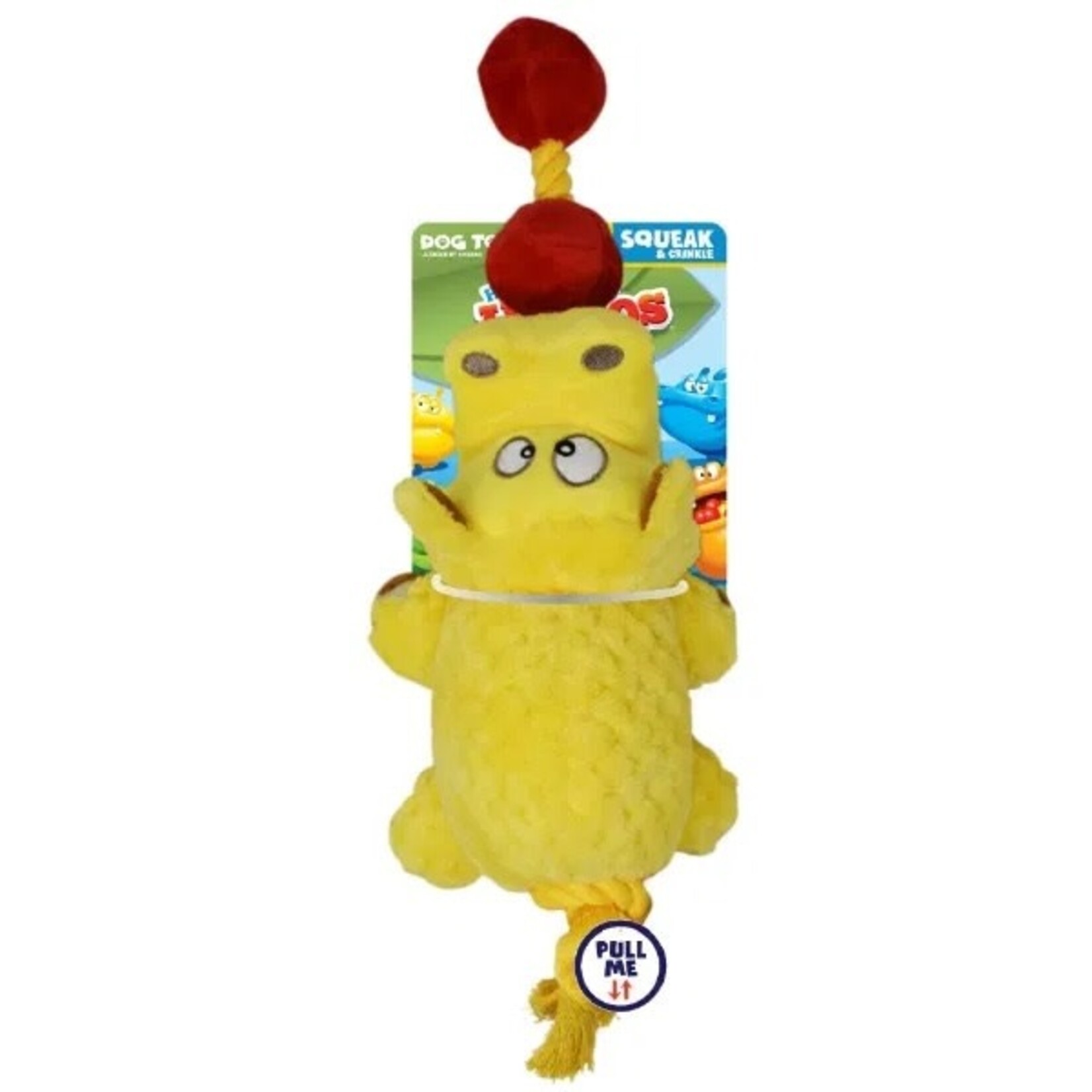 Hasbro Squeak & Tug Hungry Hungry Hippos Dog Toy, 43cm