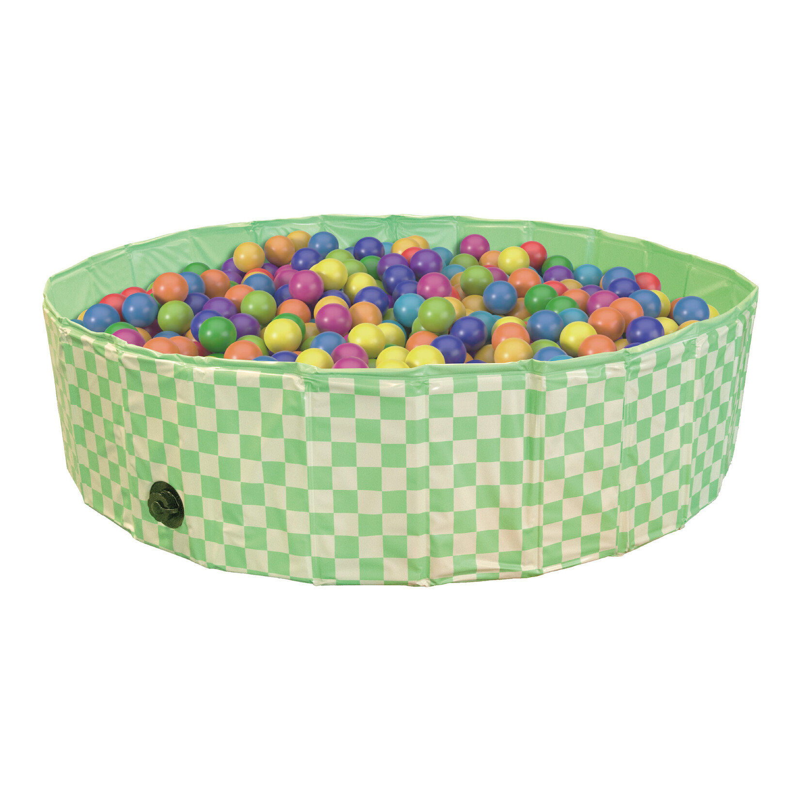 Rosewood Green Checkered Dog Paddling Pool, Medium 120cm