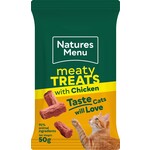 Natures Menu Adult Cat Meaty Treats with Chicken, 50g