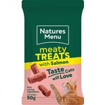 Natures Menu Adult Cat Meaty Treats with Salmon, 50g