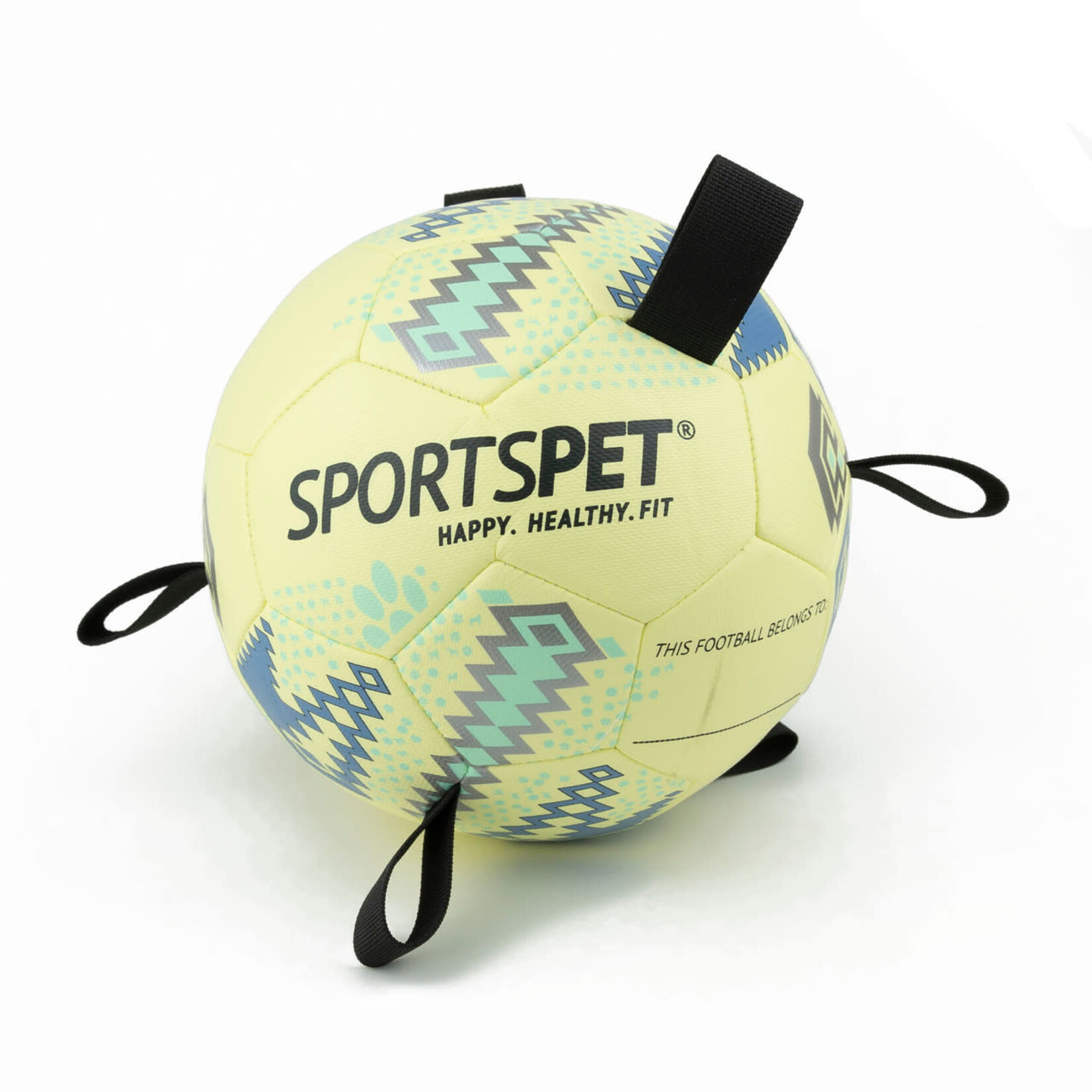 Sportspet Tab Tug Football Dog Toy