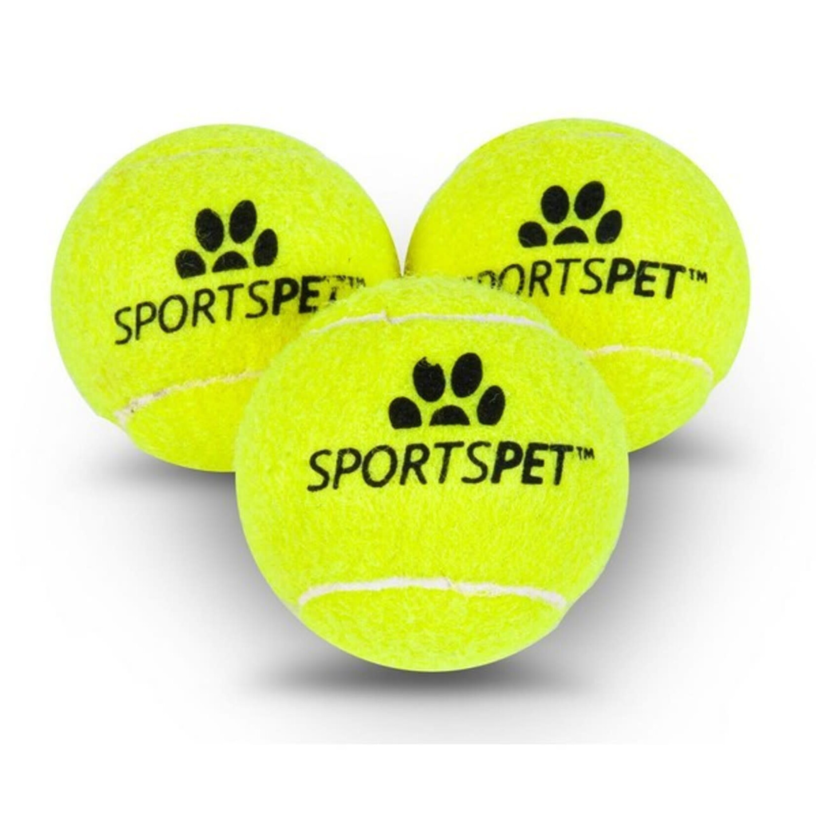 Sportspet Tennis Ball Dog Toy, Single