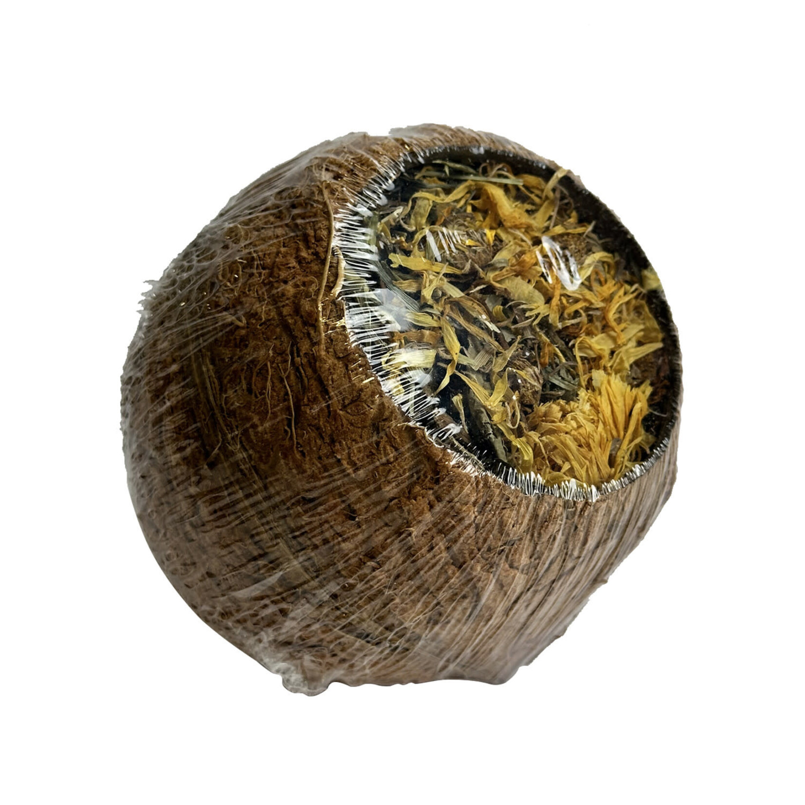 Happy Pet Forage Filled Coconuts for Small Animals