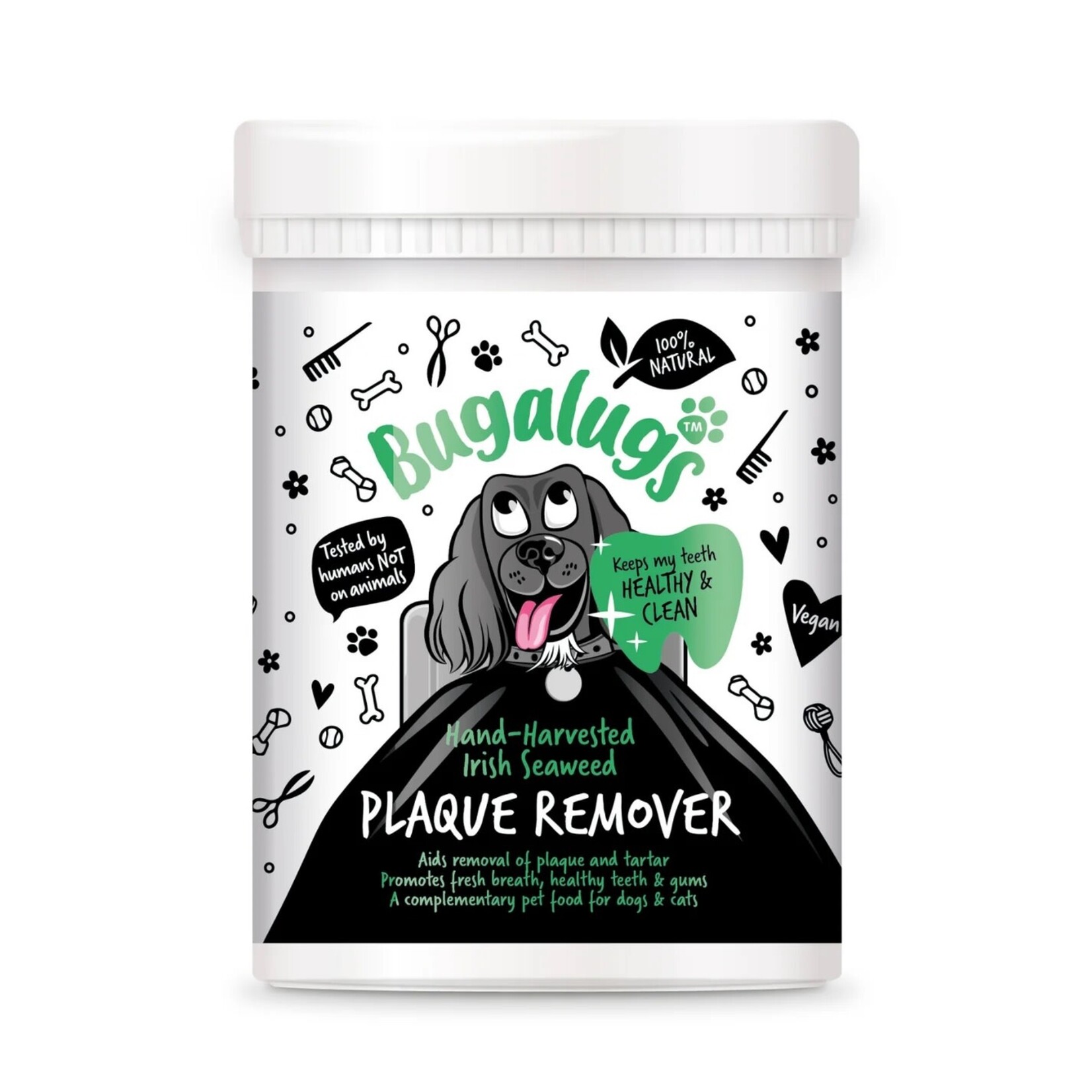 Bugalugs Hand-harvested Irish Seaweed Plaque Remover for Dogs & Cats, 70g