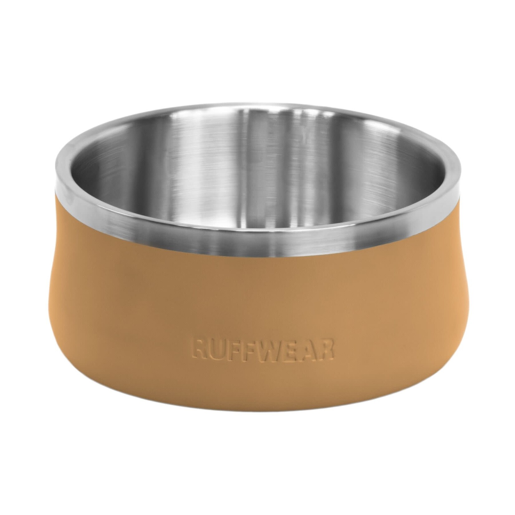 Ruffwear Basecamp Stainless Durable Dog Bowl, Cattail Tan