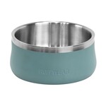 Ruffwear Basecamp Stainless Durable Dog Bowl, River Rock Green