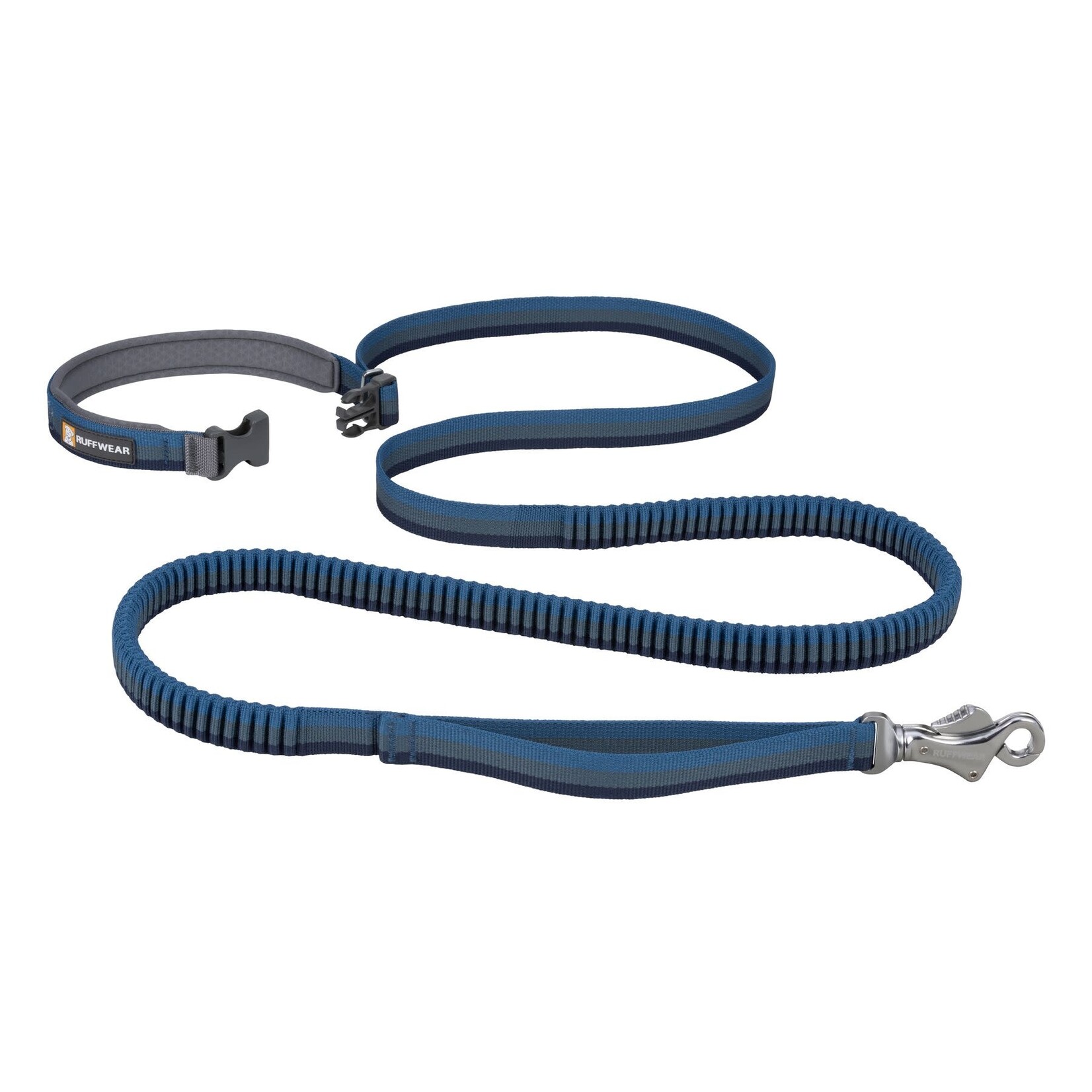 Ruffwear Roamer Bungee Hands-Free Dog Lead, Orion Blue