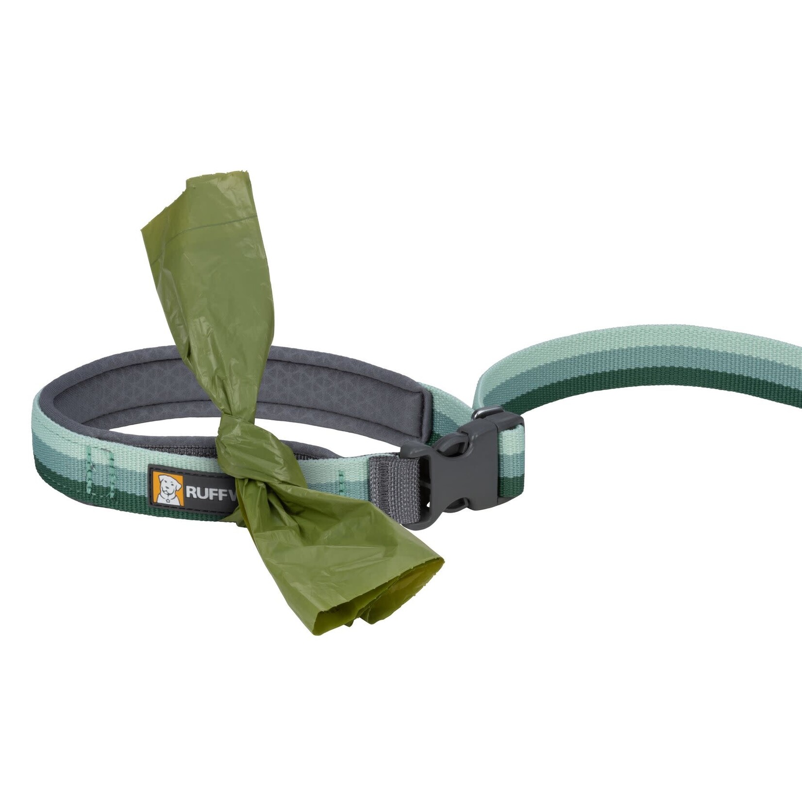Ruffwear Roamer Bungee Hands-Free Dog Lead, River Rock Green