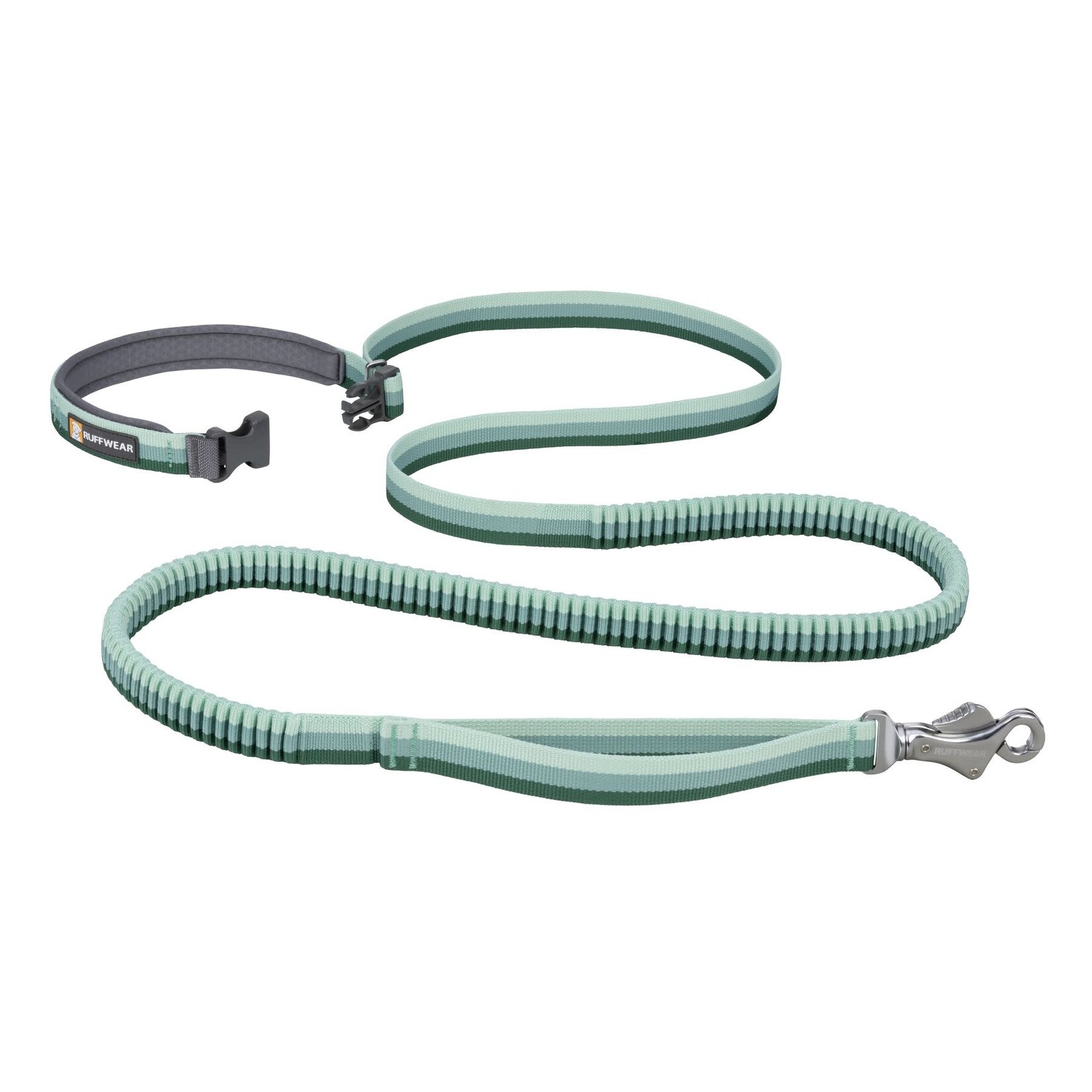 Ruffwear Roamer Bungee Hands-Free Dog Lead, River Rock Green