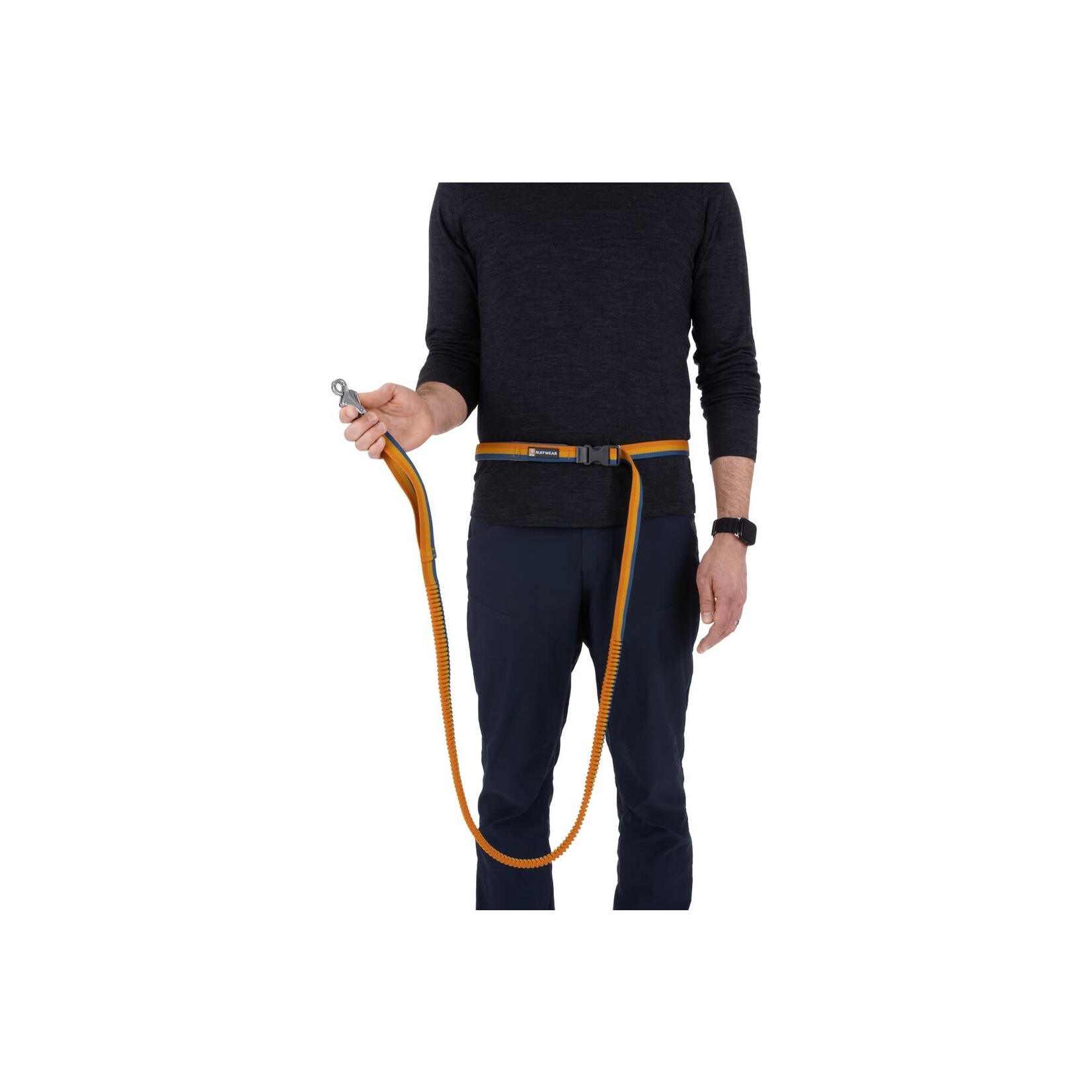 Ruffwear Roamer Bungee Hands-Free Dog Lead, Yellow Snow