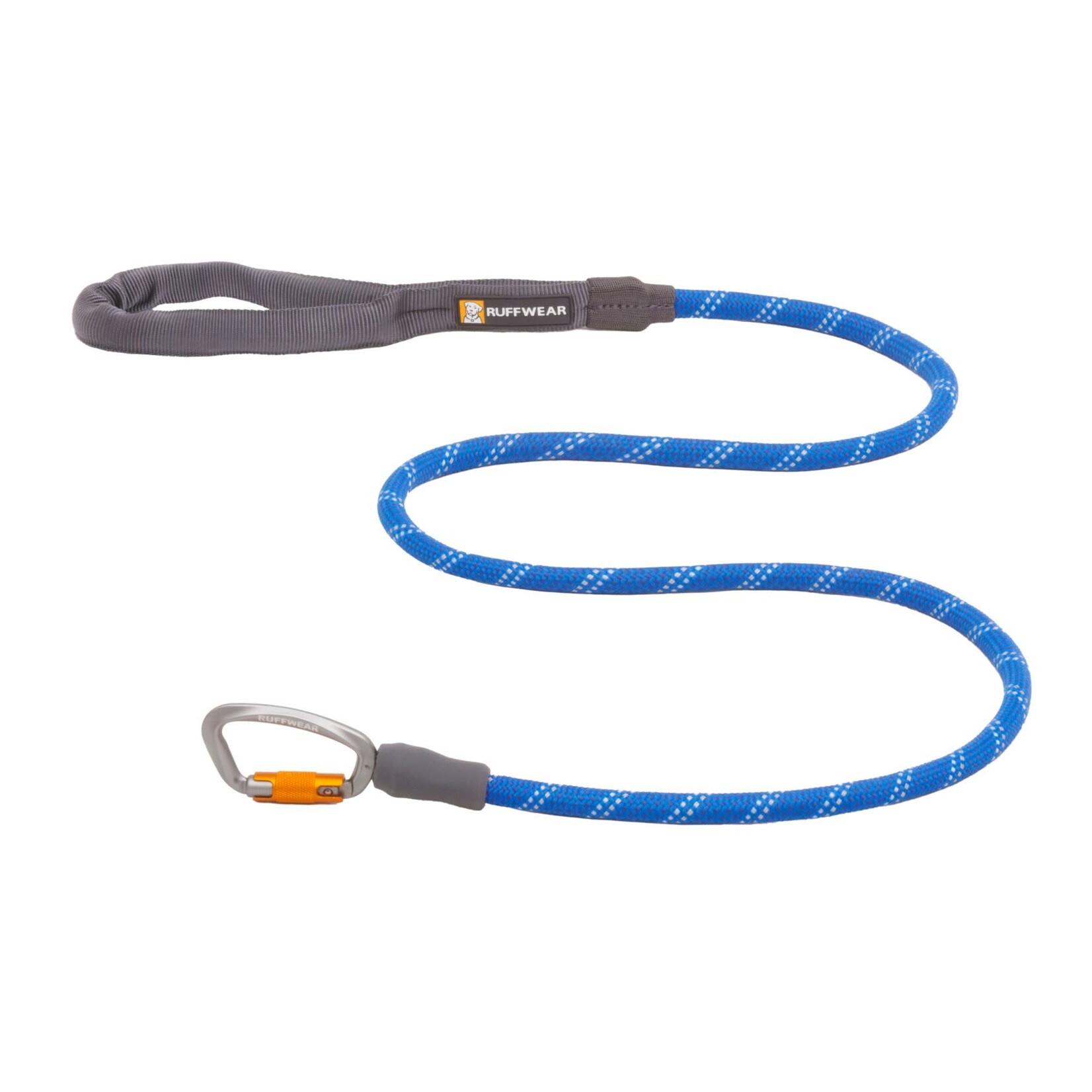 Ruffwear Knot-a-Leash Rope Dog Lead with Carabiner, Blue Pool