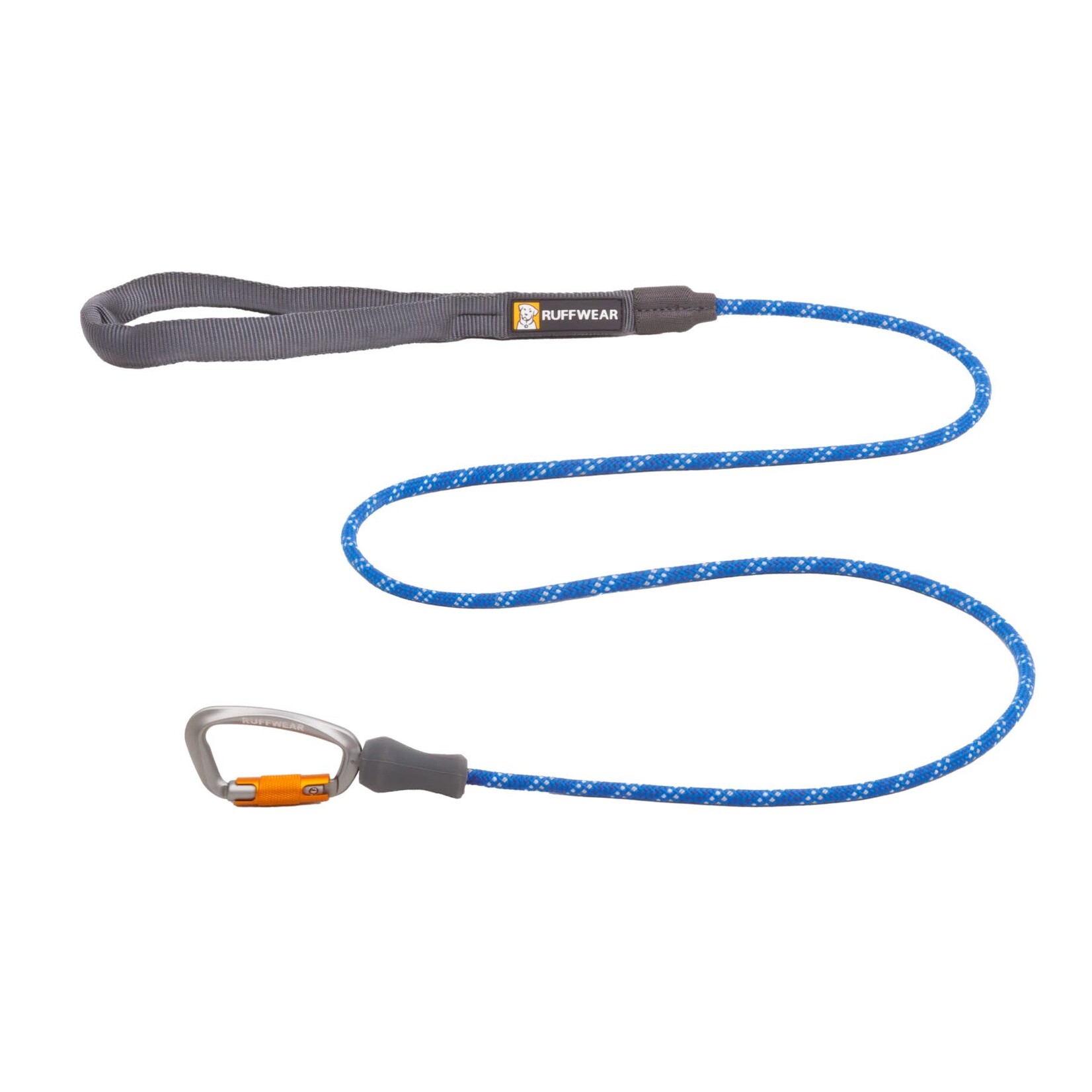 Ruffwear Knot-a-Leash Rope Dog Lead with Carabiner, Blue Pool