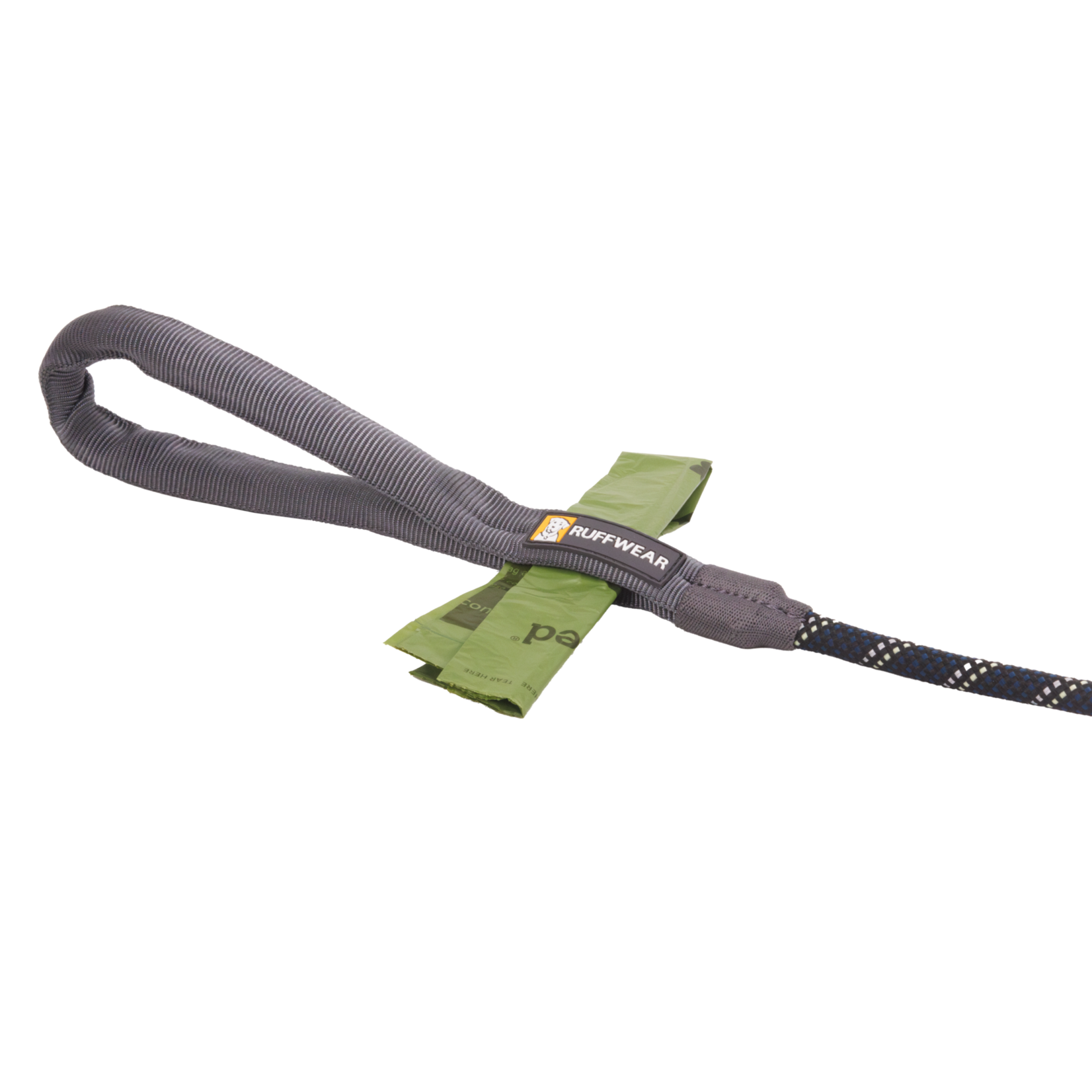 Ruffwear Knot-a-Leash Rope Dog Lead with Carabiner, Obsidian Black