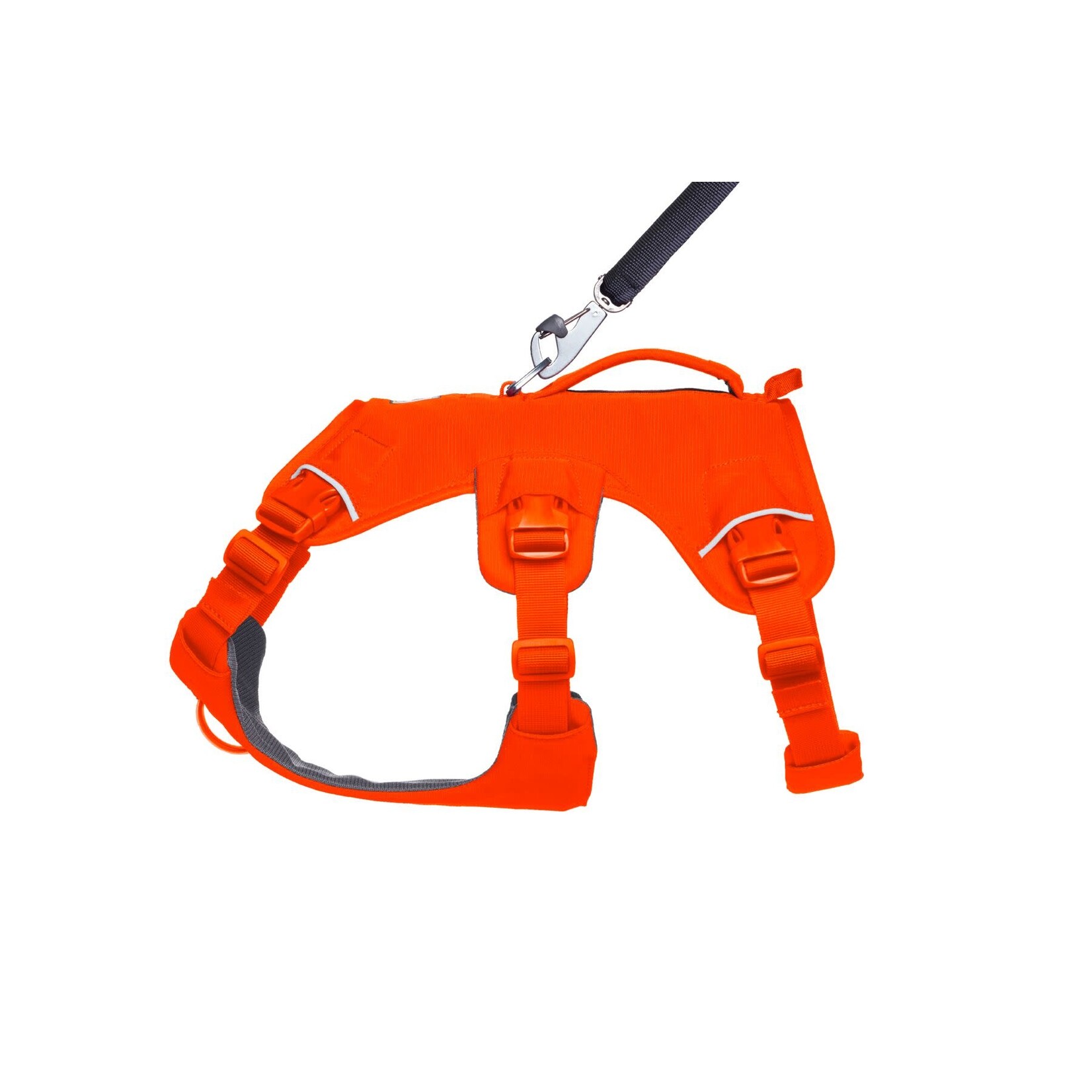 Ruffwear Web Master Dog Harness with Handle, Blaze Orange