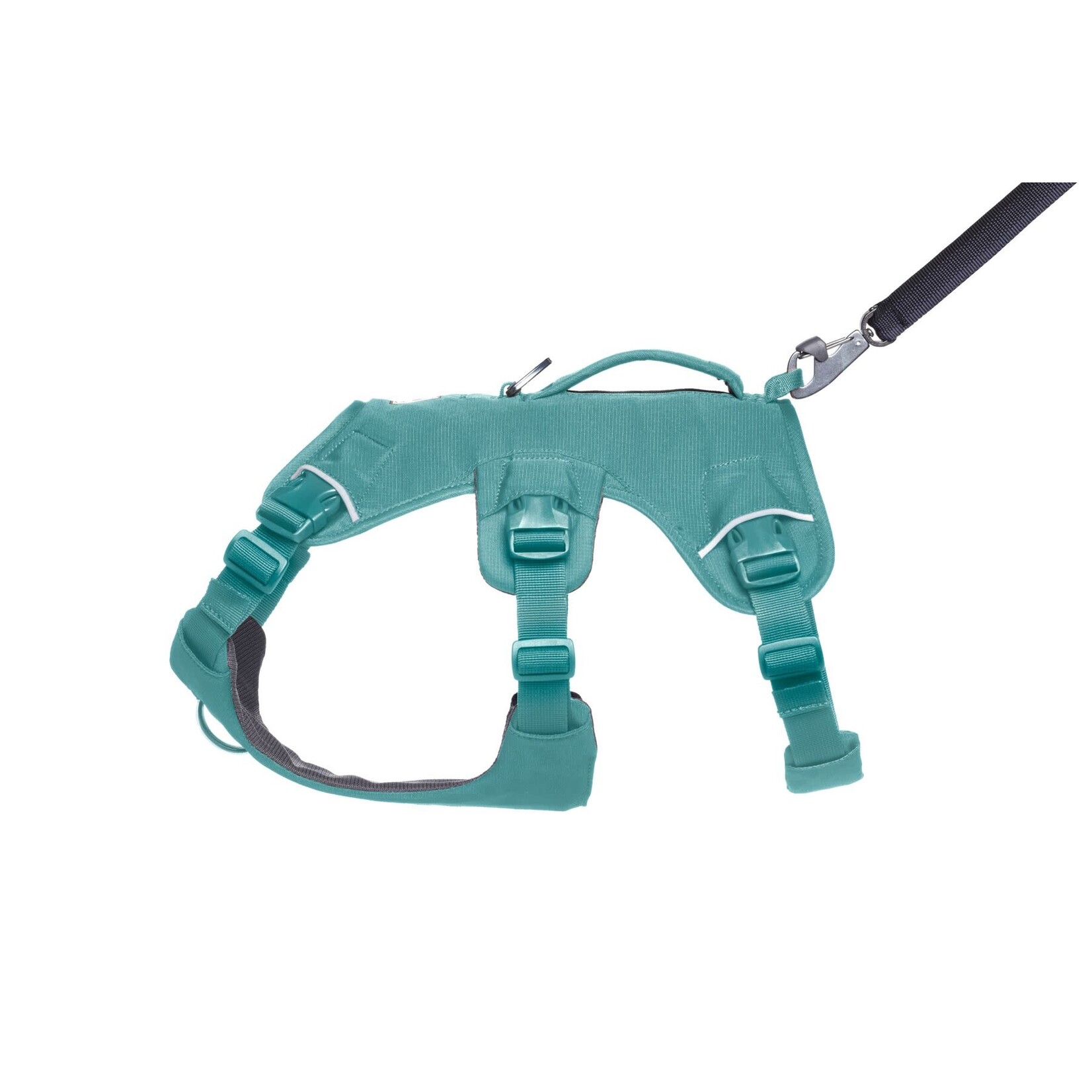Ruffwear Web Master Dog Harness with Handle, River Rock Green
